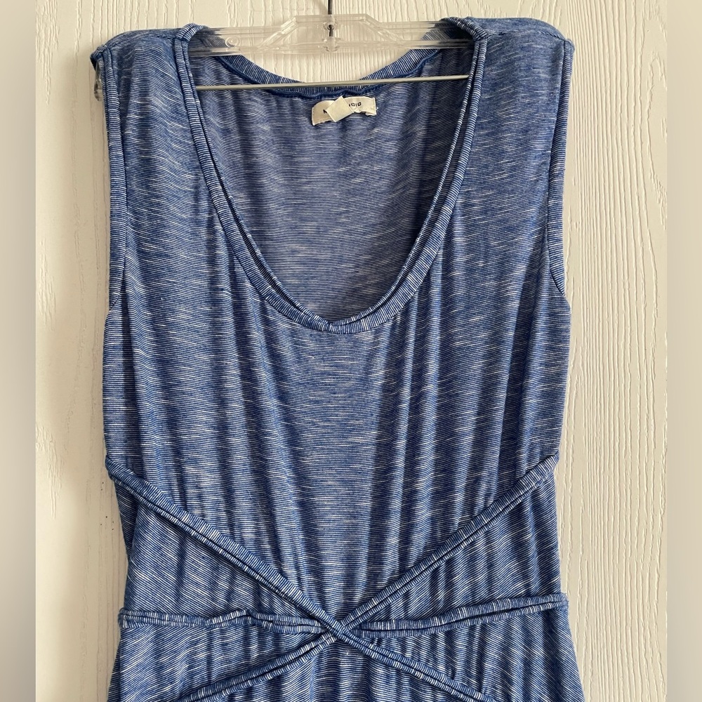 Blue maxi dress